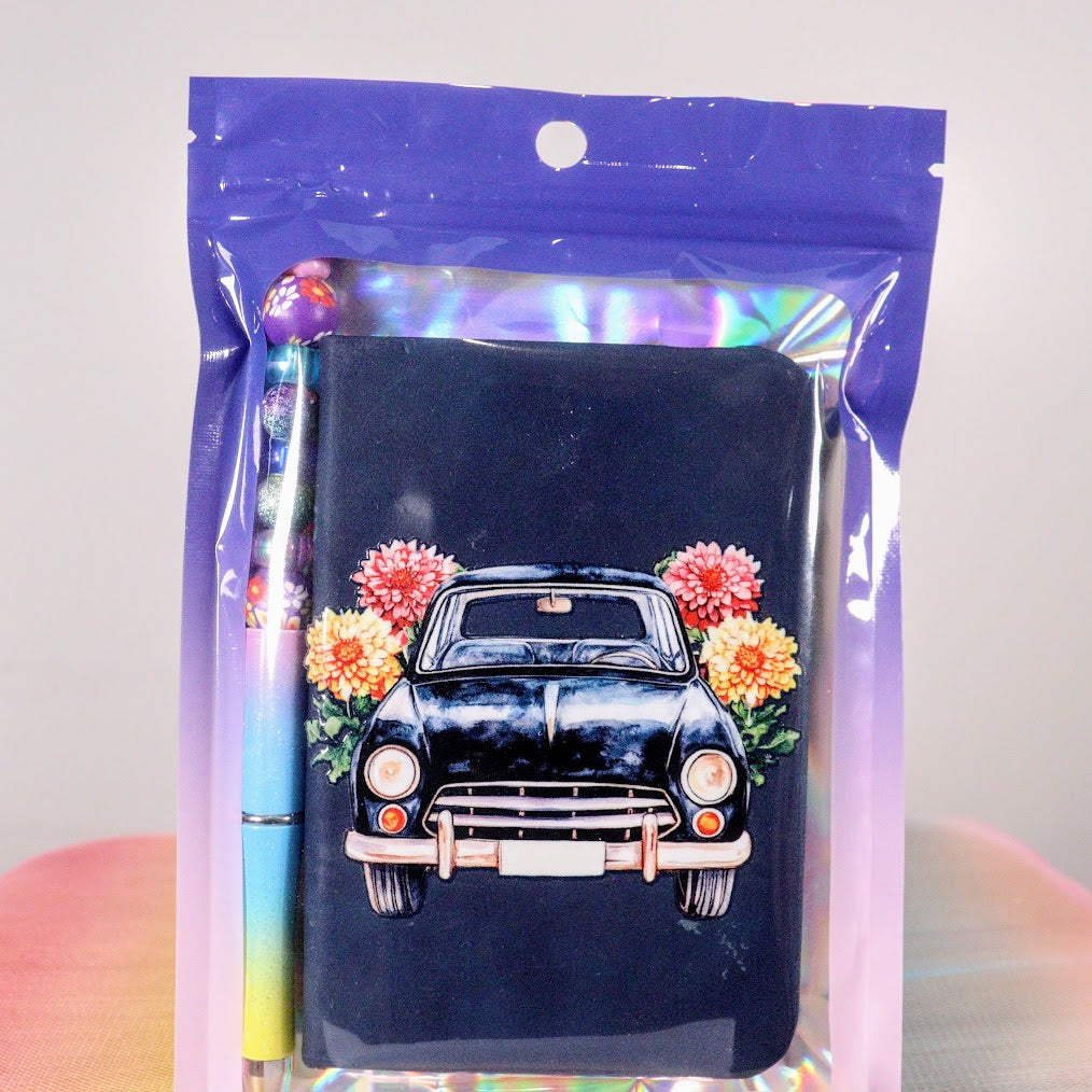 Pen Decorative-hand designed- & note pad 013