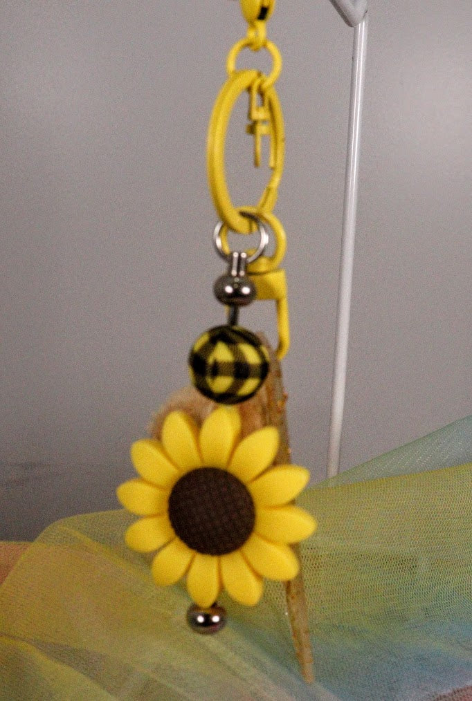 KEYRING beaded 02