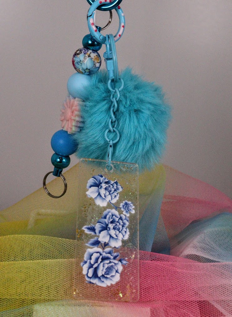 KEYRING beaded 04
