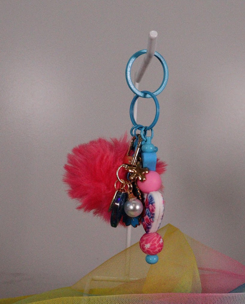 KEYRING beaded 07