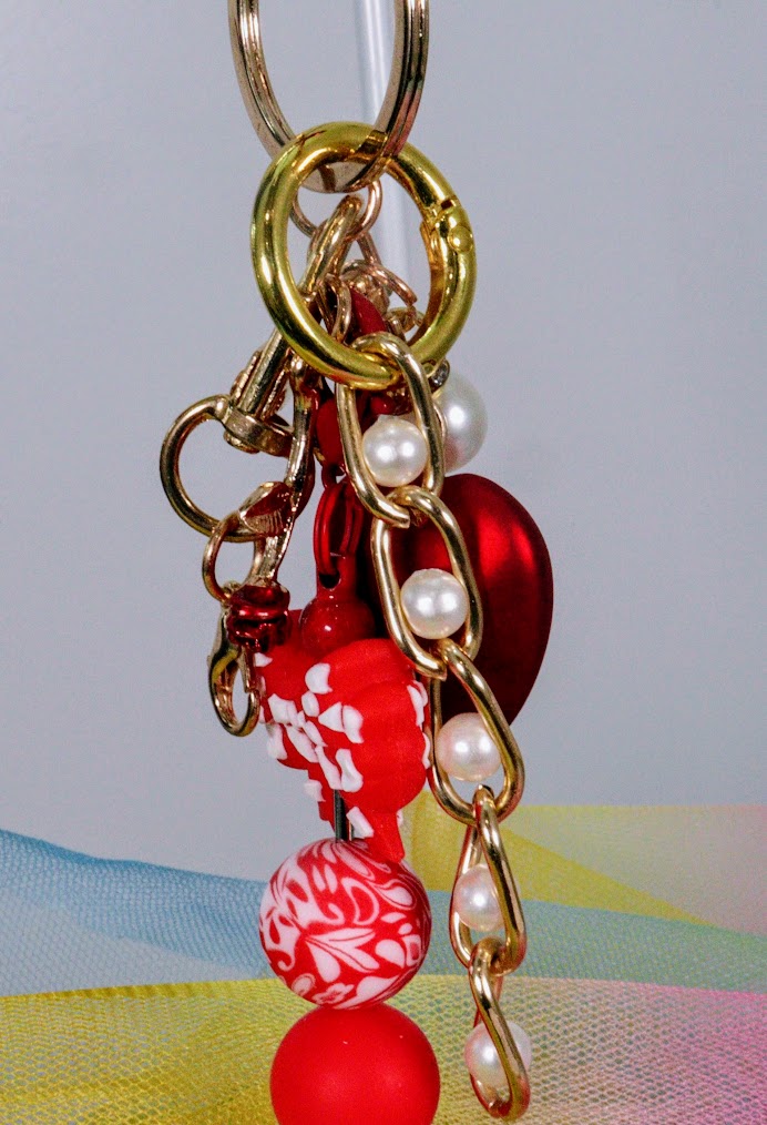 KEYRING beaded 13