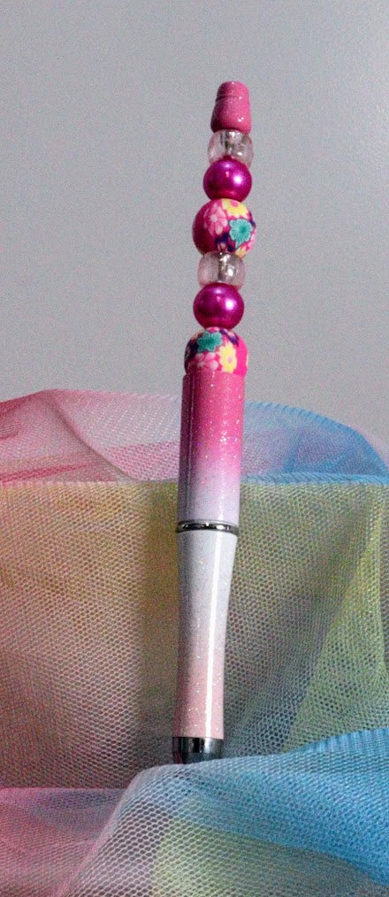 Pen Decorative - hand designed - & note pad 04