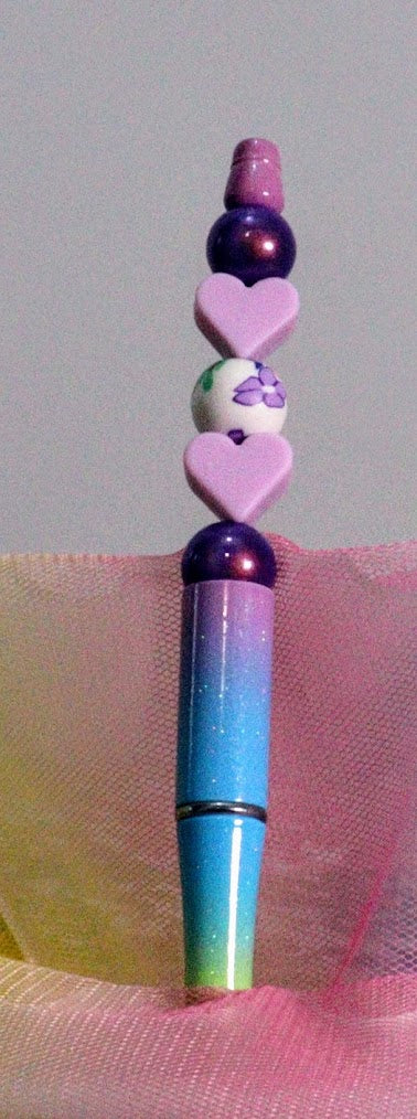 Pen Decorative - hand designed - & note pad  08