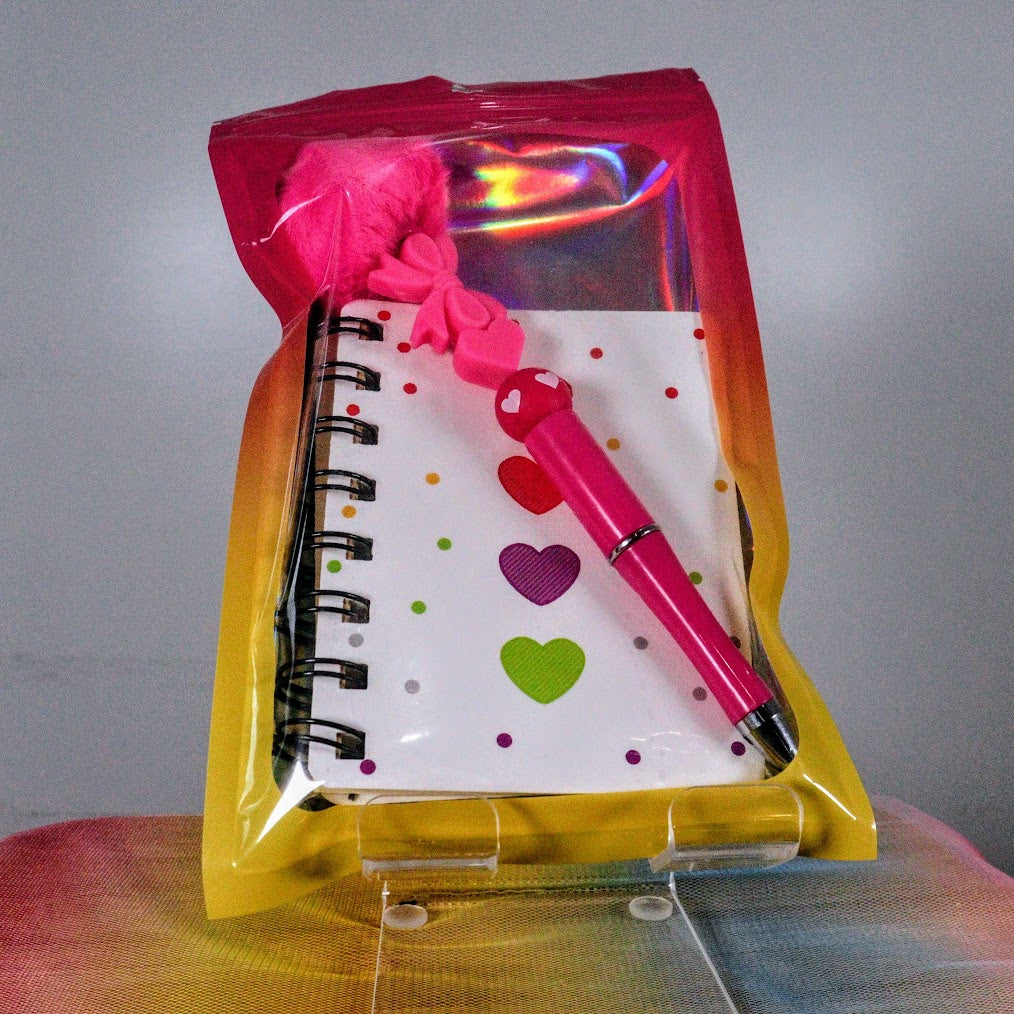 Pen Decorative-hand designed- & note pad 014