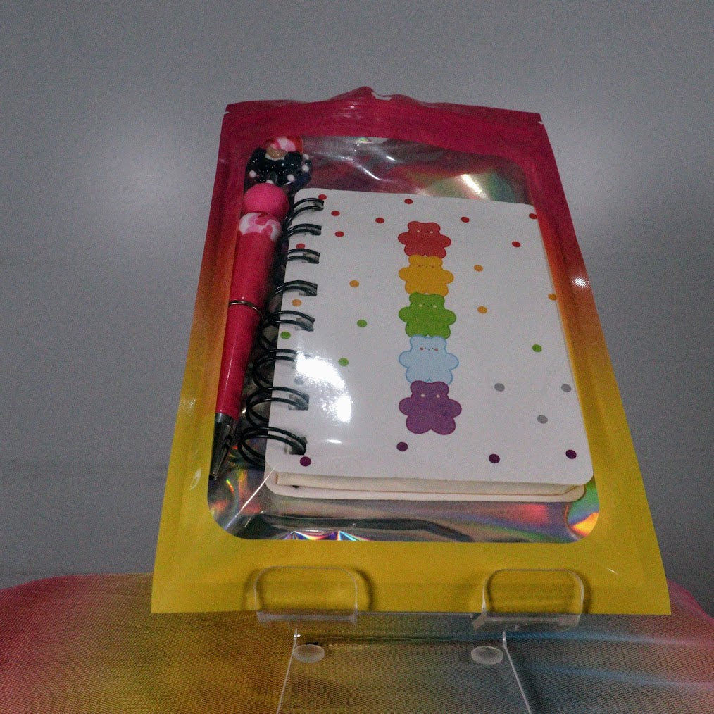 Pen Decorative-hand designed- & note pad 015