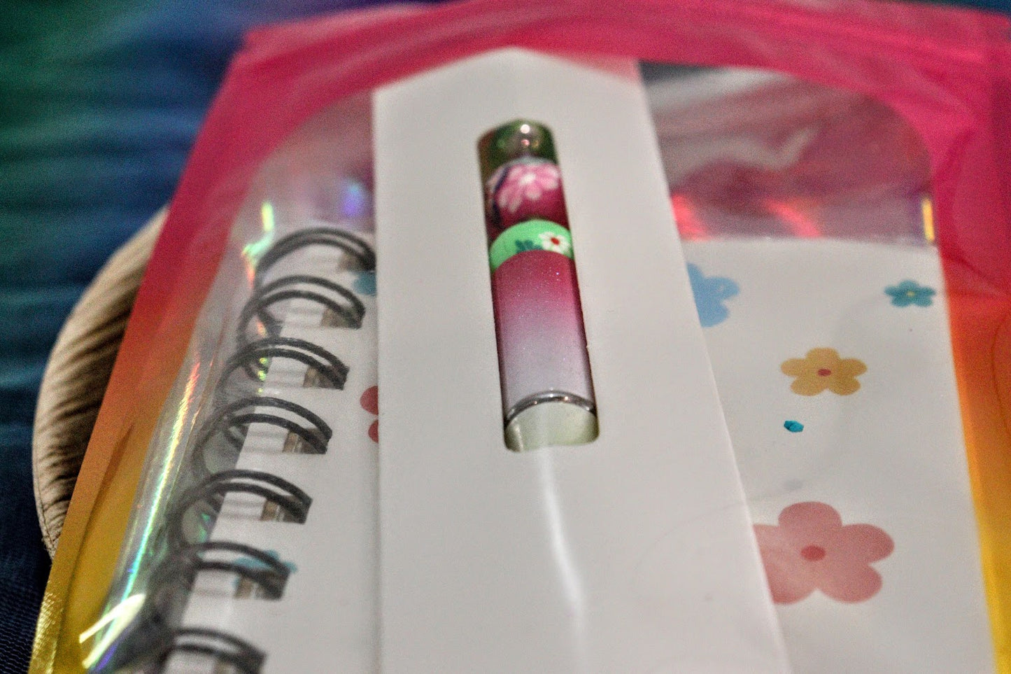 Pen Decorative - hand designed - & note pad 04